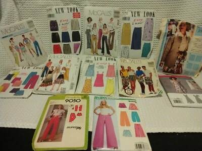 Lot of 12 Vintage Assorted Sewing Patterns -  Women and Men - Image 1 of 4