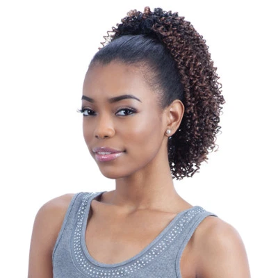KINKY JERRY GIRL - FREETRESS EQUAL DRAWSTRING SYNTHETIC PONYTAIL - Image 1 of 3