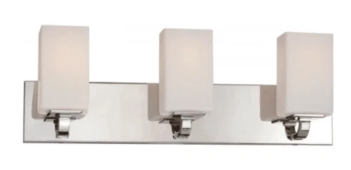 Nuvo Lighting 60/5183 Vista 3 Light 23-3/8"W Bathroom Vanity - Nickel