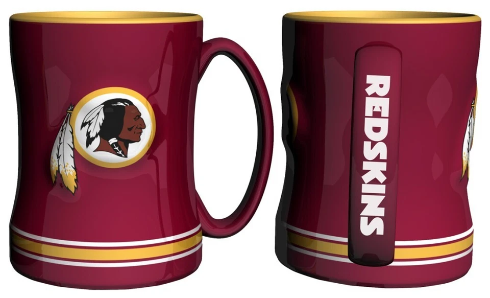 Washington Redskins Coffee Mug - 14oz Sculpted Relief - Image 1 of 1