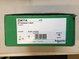 Elso AP-Gehäuse 1-fach 234114 reinweiß Fashion 10 Stück - Bild 1 von 2