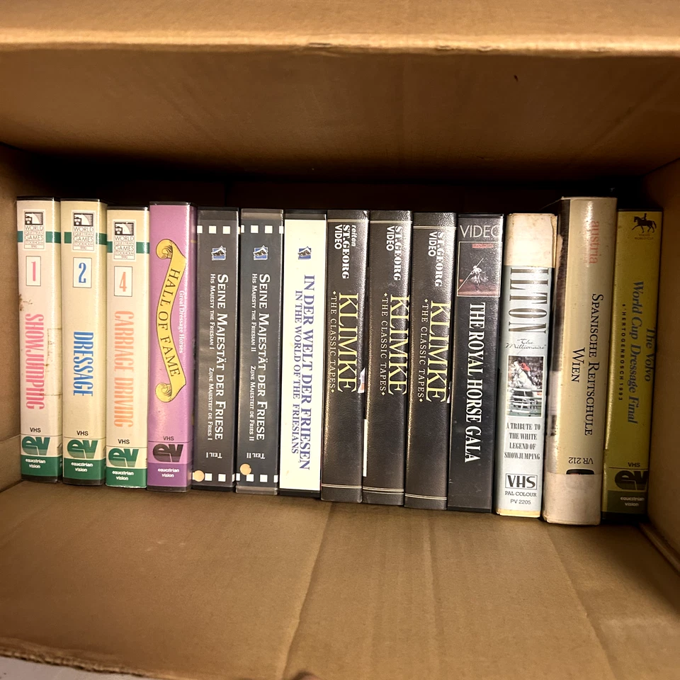 Horse Collectables VHS Video Bulk Sale Rare OOP GC Read Description - Image 1 of 1