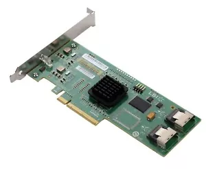 LSI SAS3081E-R 3Gb/s 8 Port SATA/SAS 1068E Host Adapter Controller Card PCI-E - Picture 1 of 3