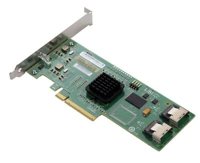 Tarjeta controladora adaptador host LSI SAS3081E-R 3Gb/s 8 puertos SATA/SAS 1068E PCI-E Foto 1 de 3