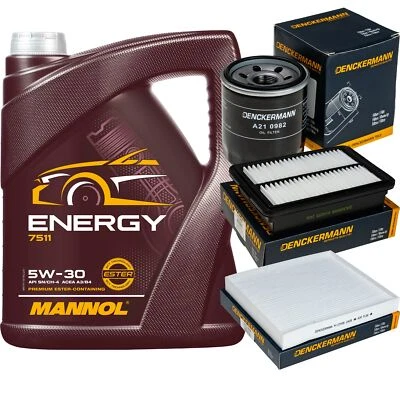 MANNOL, DENCKERMANN DENCKERMANN Inspektionspaket MANNOL Energy 5W-30 5L für Hyundai Kona 1.0 T-GDi