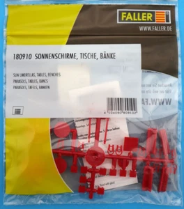 FALLER 180910 Ombrelloni, Tavoli, Panche 1:87 H0 - Foto 1 di 1