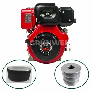Dieselmotor Weima WM186FBE Trennbarer Zylinder 9 PS 418cm³ 25mm E-Starter 4-Takt - Bild 1 von 12