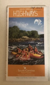 South Carolina Highwa Travel Map Fold Out Brochure Booklet Ephemera M3 - Picture 1 of 3