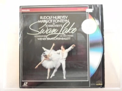 Swan Lake Laserdisc Tchaikovsky Rudolf Nureyev Margot Fonteyn Ballet LaserDisc - Image 1 of 2