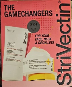 NEW-Strivectin "The Gamechangers" For Face, Neck And Décolleté Cream/Concentrate - Picture 1 of 4