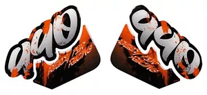 Almohadilla depósito lateral moto pegatina naranja urbano compatible para KTM 990 Duke - Imagen 1 de 6