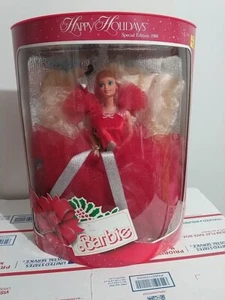 1988 Happy Holidays Special Edition Barbie Doll Mattel #1703 - Picture 1 of 7