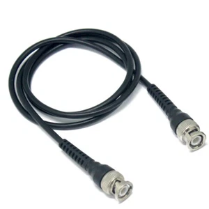 2 Stück BNC Q9 auf BNC auf 50 Ohm RG58C/U Kabel Messleitungen Tester DMM Oszilloskop - Bild 1 von 6