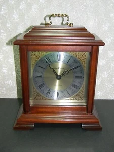 Howard Miller Medford 0329256 Mantel Quartz Clock With Dual Chime Cherry Wood - Picture 1 of 14