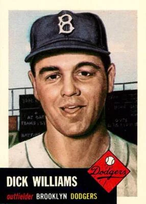Dick Williams 125 1991 Topps Archives '53 (1953 Reprint) - Image 1 of 2
