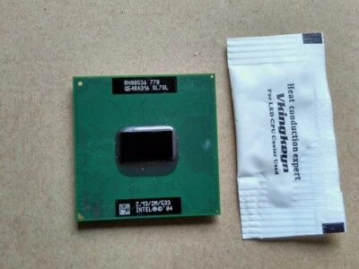 Intel Pentium M 770 SL7SL 2.13GHz 2M 533MHZ FSB SOCKET 479 Mobile CPU Processor - Image 1 of 2