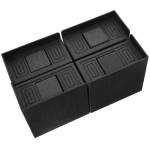 4pcs Rubber Bed Height Risers Couch Lifters for Sofa Table Washing Machine - Picture 1 of 11