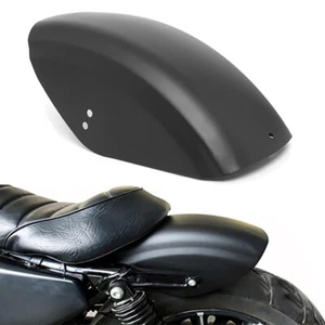 Matte Black Short Rear Fender Mudguard For Harley Sportster XL 883 1200 Bobber - Picture 1 of 15