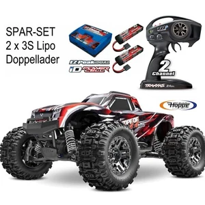 TRAXXAS# Stampede 4x4 VXL Rot RTR + 2x 3S 5000 mAh Akku und doppel Lader Traxxas - Bild 1 von 8
