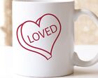 Loved 3d Heart Heart Mug Cute Gifts For Girlfriend Valentine Mug Heart Coffee Cu