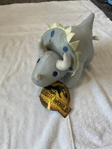 NWT Jurassic World Dominion Triceratops Toy Factory Plush 12” - Picture 1 of 14