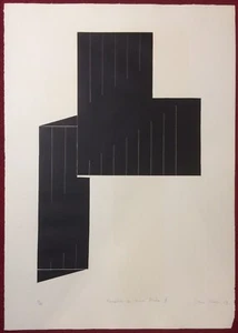 Serigrafia su cartone sottile di Imre Kocsis, senza titolo, senza cornice, 4/10 - Foto 1 di 4