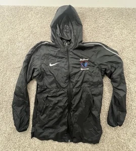 Nike DePaul Blue Demons Track Jacket Mens Medium Black Windbreaker - Picture 1 of 9