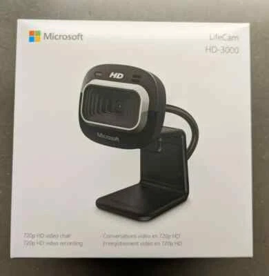 Microsoft LifeCam HD3000 веб-камера - черный новый запечатанный - Изображение 1 из 3