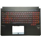 95%New for ASUS FX505 FX505D FX86 FX86G Palmrest Red Backlit US Keyboard 
