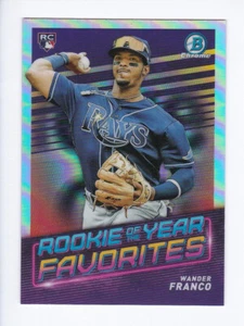 2022 Bowman #ROYF-1 WANDER FRANCO RC Tampa Bay Rays ROOKIE Of The Year Favorites - Picture 1 of 2