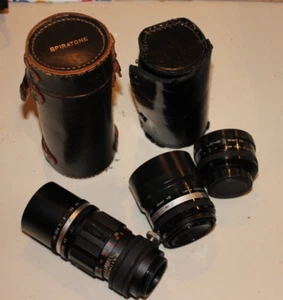 3 VINTAGE LENSES FOR NIKON 35mm FILM CAMERAS GOOD USABLE CONDITION - Picture 1 of 1
