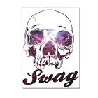 Swag Skull Cool car bumper sticker decal 5" x 4"