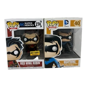 Funko Pop! Vinyl: DC Universe - Red Wing Robin #274, Nightwing #40 - Picture 1 of 3