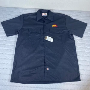 Camisa de Trabajo De Colección RARA Hulk Hogan Dickies Hulkamaniacs XL Negra WWE Bordada Nueva Con Etiquetas - Imagen 1 de 12