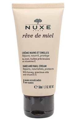 Reve de Miel Nuxe Hand & Nail Cream Repair,Nourish,Protect 50ml for Dry Skin