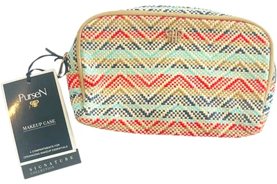 Estuche de Maquillaje Clásico PurseN - Sunset Tides - Cuatro Compartimentos - NUEVO con Etiquetas Foto 1 de 4