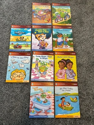 LEAP FROG LeapReader BOOK LOT OF 10 BOOKS Early Reader Short & Long Vowel - Image 1 of 4