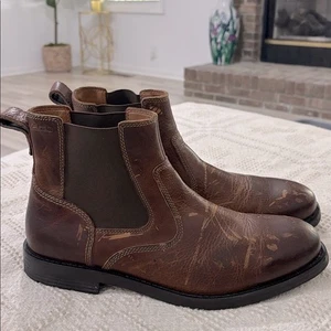 CLARKS Hombres Informales Pull On Botas Faulkner On Chelsea Botas Talla 11 - Imagen 1 de 13