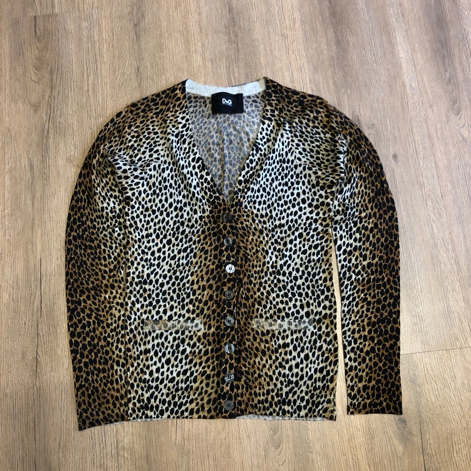 Кардиган леопард SS1996 Dolce & Gabbana - Изображение 1 из 4