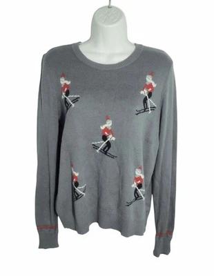 Suéter de esquí para mujer Abercrombie Fitch talla L mezcla de viscosa preppy deportivo Foto 1 de 4