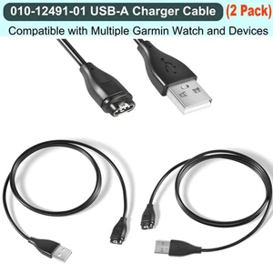 for Garmin Charger Cable 010-12491-01 for Garmin Multiple Watch Devices (2 Pack) - Foto 1 di 10