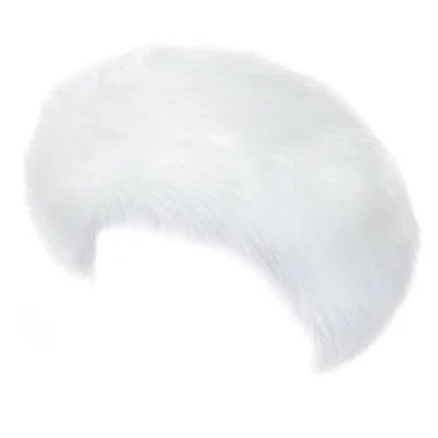 Winter Fluffy Faux Fur Headband Hat Ear Warmer Head Wrap Head Warmer for White - Image 1 of 4