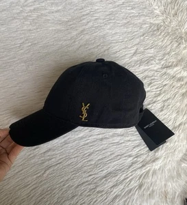 YSL Black Cap Hat - Picture 1 of 8