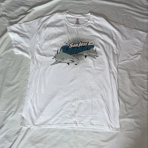 San Jose Sharks SGA white Shirt XL Citrix **READ** - Picture 1 of 6