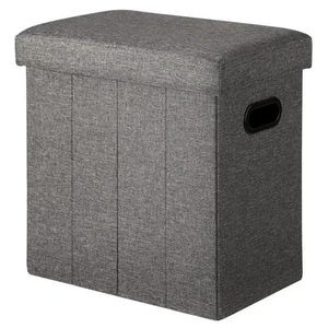 COSYLAND Ottoman with Storage Collapsible Fabric Ottoman- Footrest Foot Stool... - Picture 1 of 9