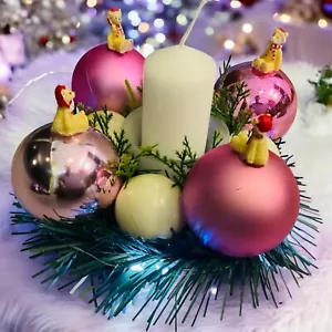 Adventsgesteck Adventskranz Tischdekoration Weihnachtsgesteck, - Bild 1 von 1