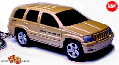 🎁🎄🎅🆕 LLAVERO RARO DORADO JEEP GRAND CHEROKEE PERSONALIZADO Edición Limitada❤️GRAN REGALO❤️🎄🎁 Foto 1 de 4