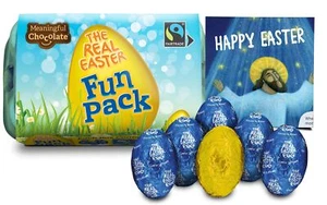Le vrai œuf de Pâques pack amusant 120g - Photo 1/3