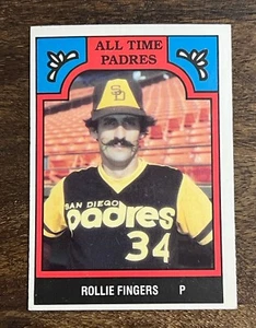 1986 TCMA All-Time - Color 11-PAD Rollie Fingers San Diego Padres HOF Rare - Picture 1 of 2