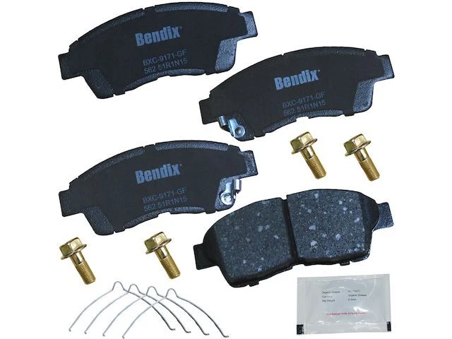 Juego de pastillas de freno delanteras Bendix 59211QRTT 1999 1996 1993 para Toyota Camry 1992-2001 Foto 1 de 2